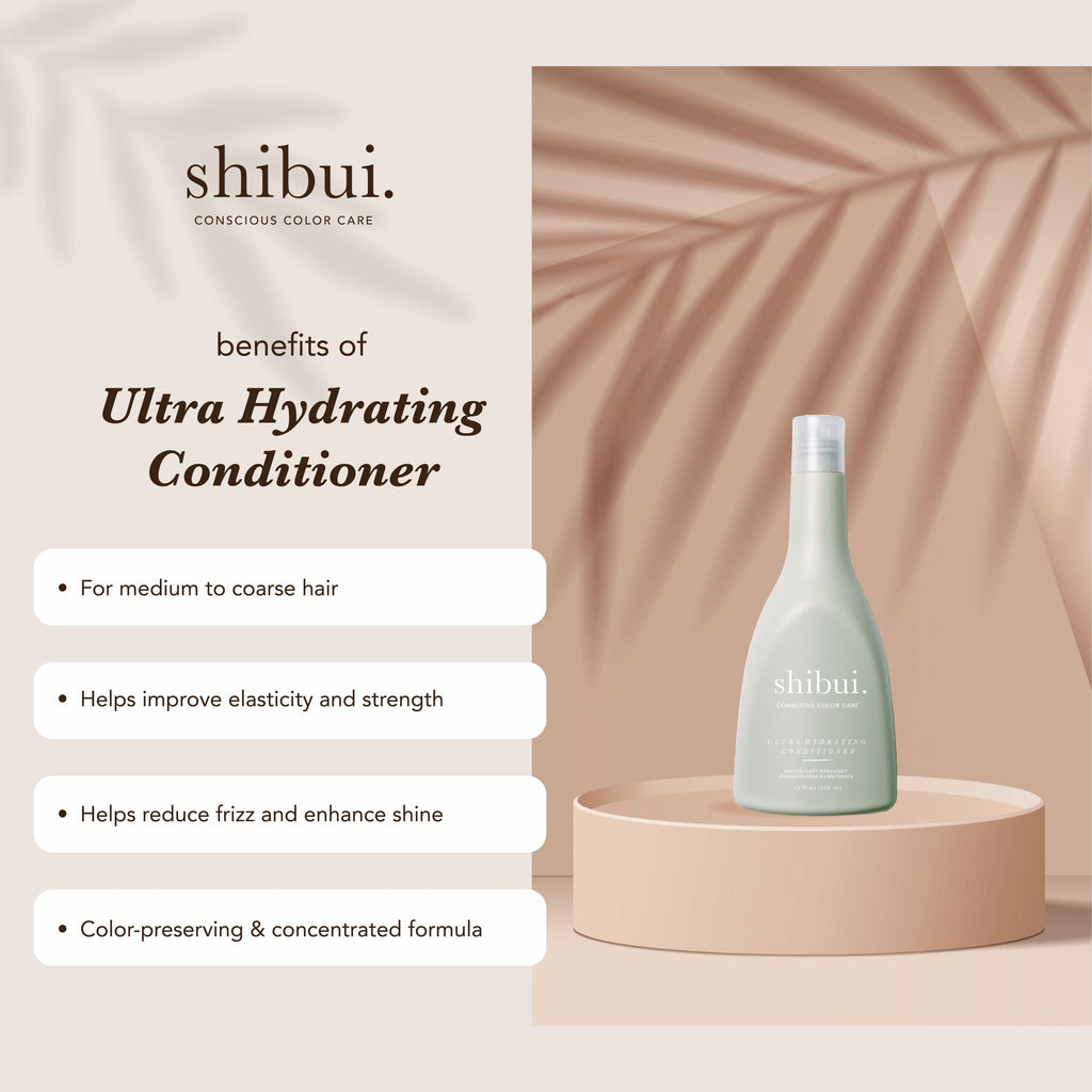 SHIBUI Ultra Hydrating Conditioner – Deep Moisture, Color Protection, Silicone-Free