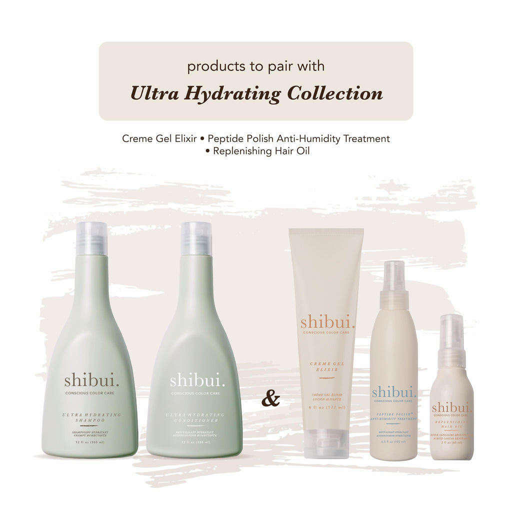 SHIBUI Ultra Hydrating Shampoo – Moisture-Rich Color Protection for Medium to Textured Hair | 12 Fl Oz