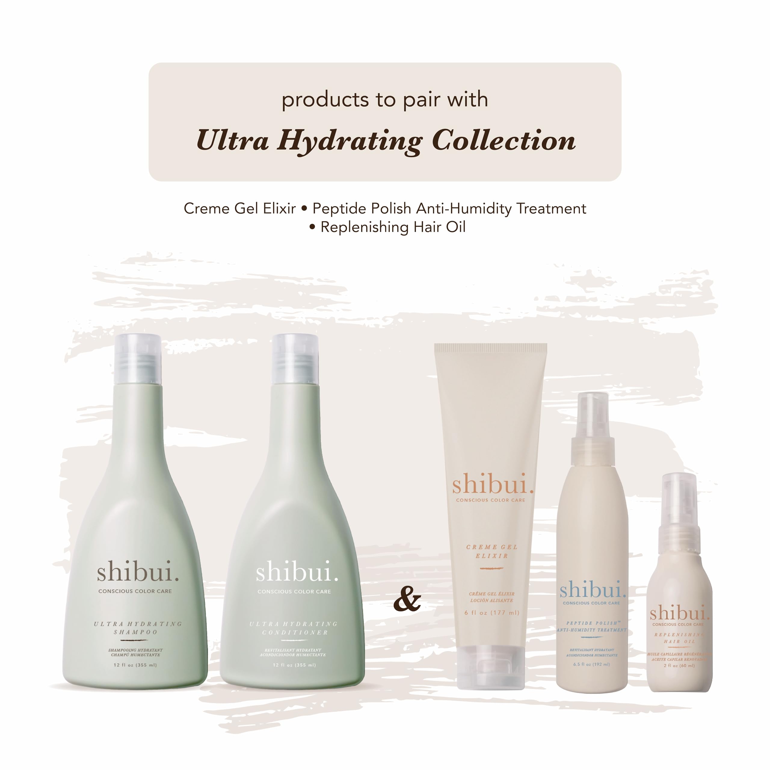 SHIBUI Ultra Hydrating Shampoo – Moisture-Rich Color Protection for Medium to Textured Hair | 12 Fl Oz
