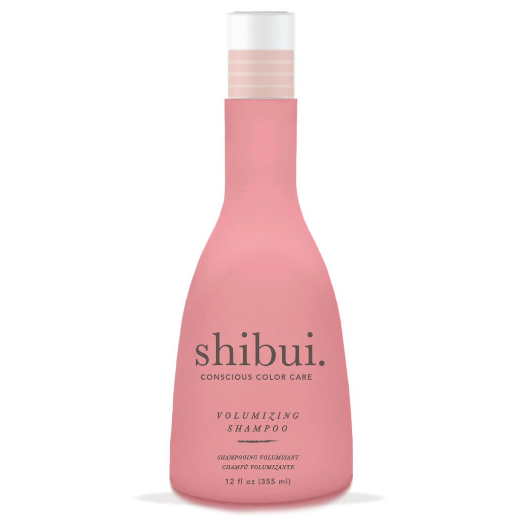 SHIBUI Volumizing Shampoo – Spirulina & Cucumber Extract for Fine Hair, Color-Safe, 12 Fl Oz