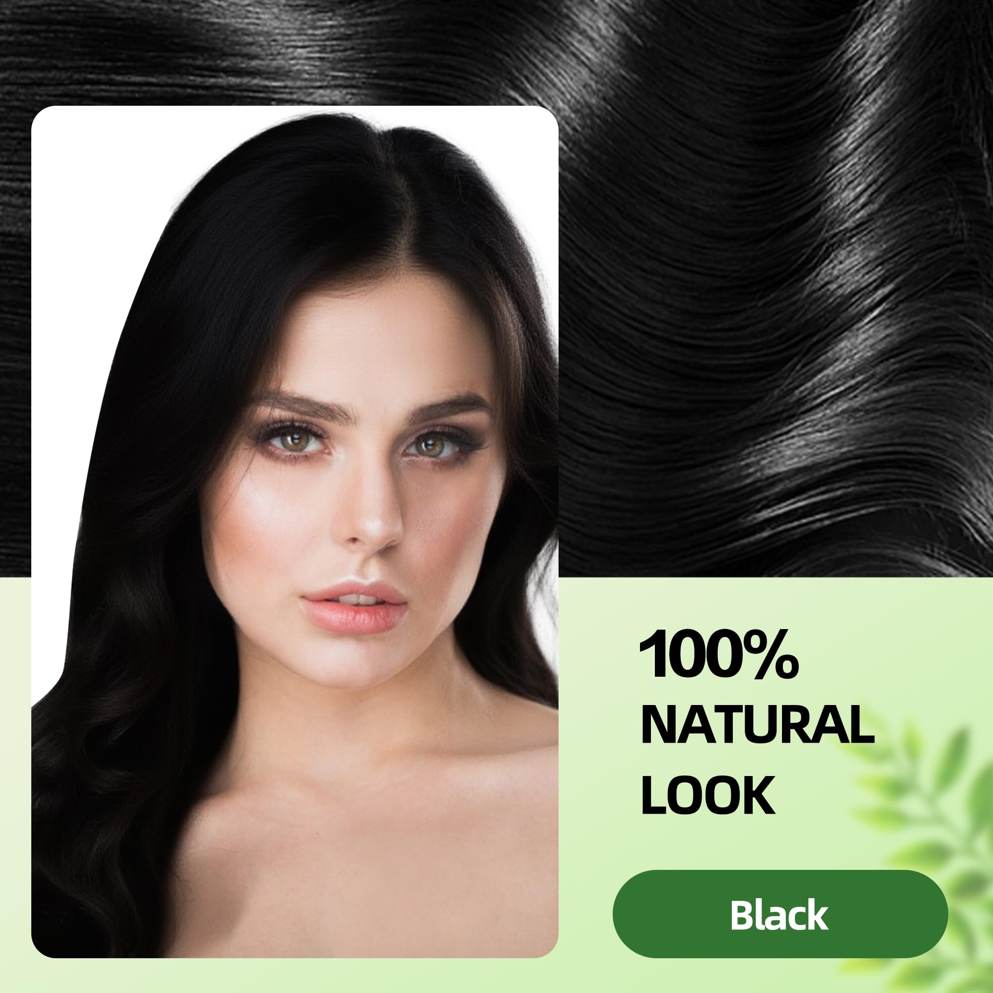 SHIHUANUO 3-in-1 Hair Dye Shampoo for Gray Coverage – Black, Argan Nut, 500ml