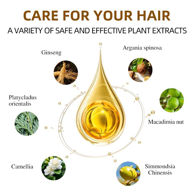 SHIHUANUO Hair Dye Shampoo 3-in-1 – Dark Brown, Ammonia-Free, 500ml