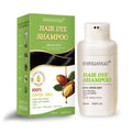 SHIHUANUO 3-in-1 Hair Dye Shampoo for Gray Coverage – Black, Argan Nut, 500ml