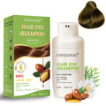 SHIHUANUO Hair Dye Shampoo 3-in-1 for Gray Hair Coverage | Ammonia-Free Argan Nut Formula 500ml