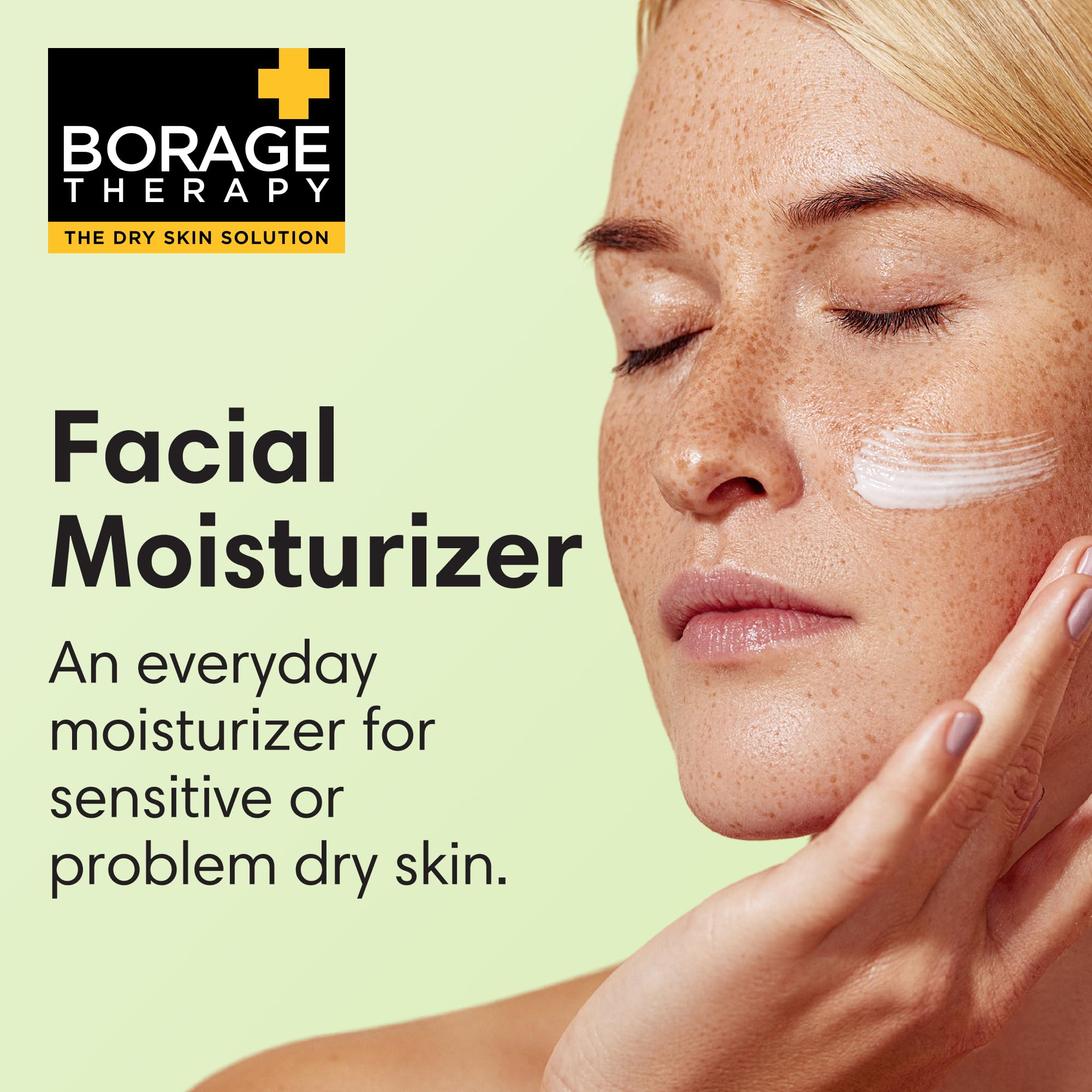 ShiKai Borage Therapy Facial Moisturizer – Unscented Daily Face & Neck Cream