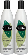 ShiKai Everyday Gentle Cleansing Shampoo – 12oz Pack of 2 | Aloe Vera, Extra Mild, Low Detergent Formula