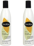 ShiKai Everyday Hydrating Conditioner (Unscented, 12oz, Pack of 2) | Borage & Jojoba Oil
