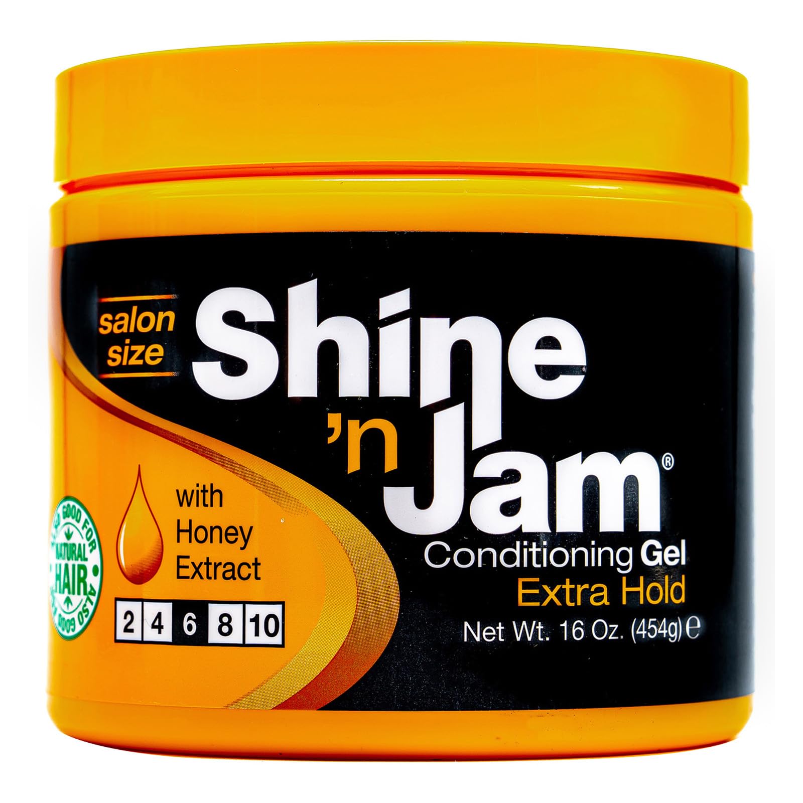 Shine N Jam Conditioning Gel Extra Hold 16 oz Jar (473 ml) - 6 Pack