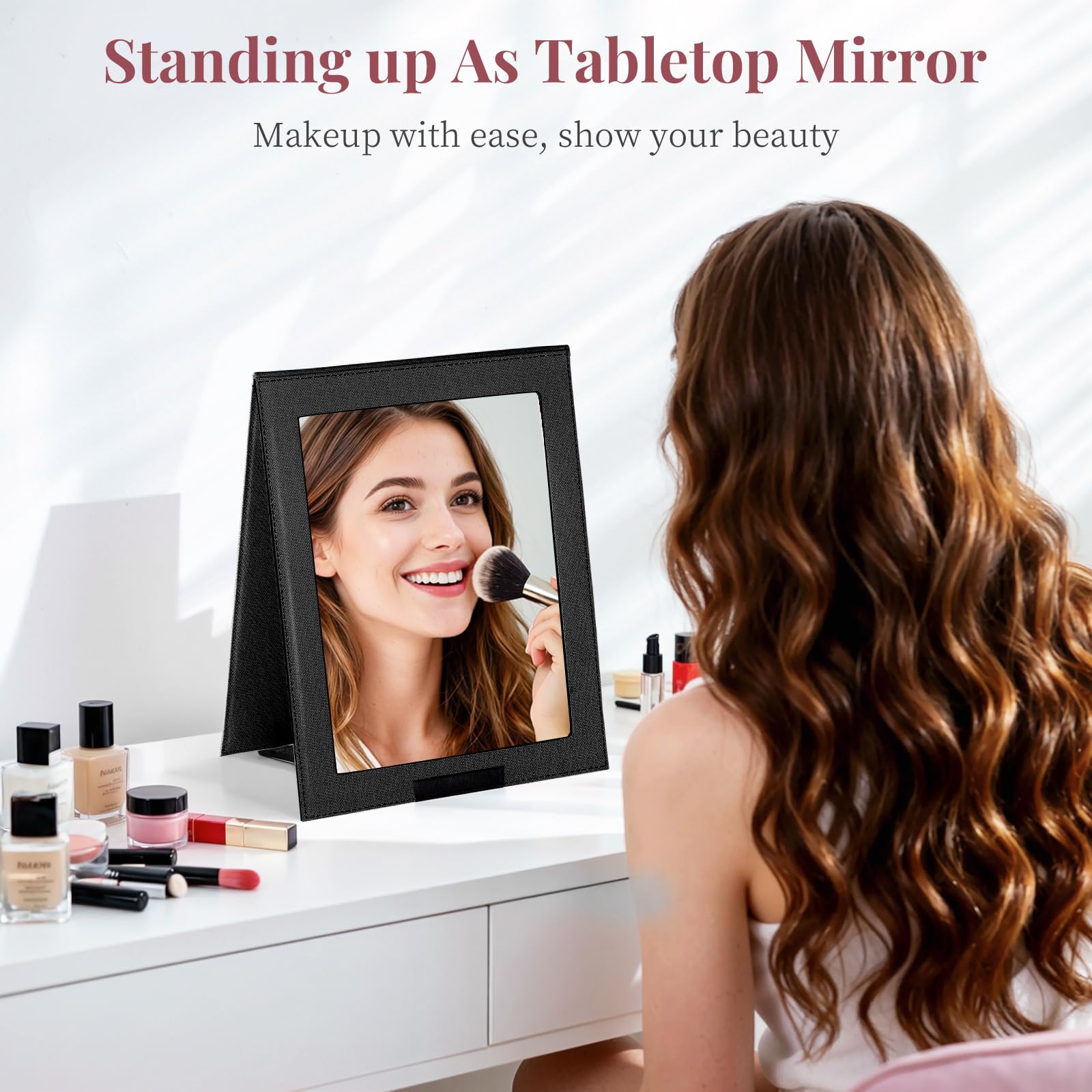Shinowa Foldable Full-Length Mirror for Dancers – 33x13 in, HD Acrylic, Travel