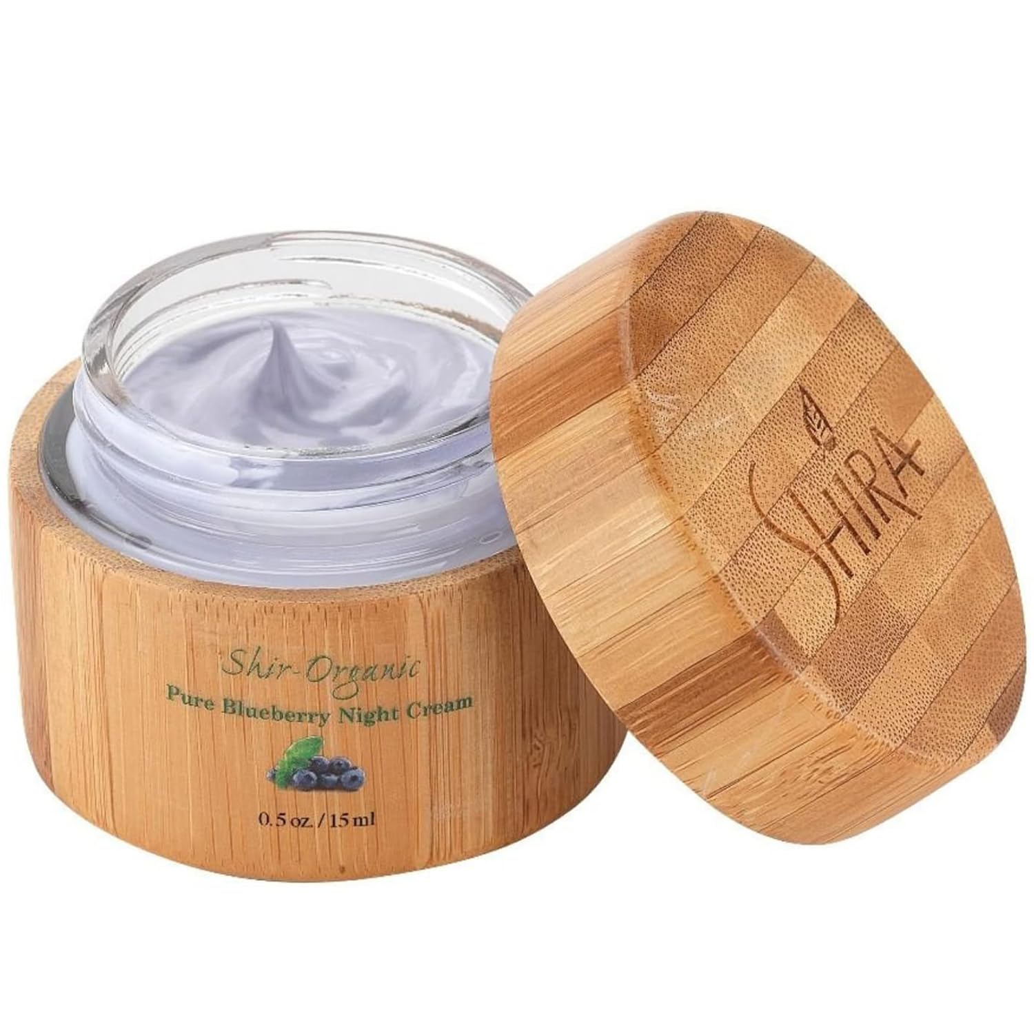 Shira Shir Organic Blueberry Night Cream – Hydrating Anti-Aging Night Moisturizer (15ml)