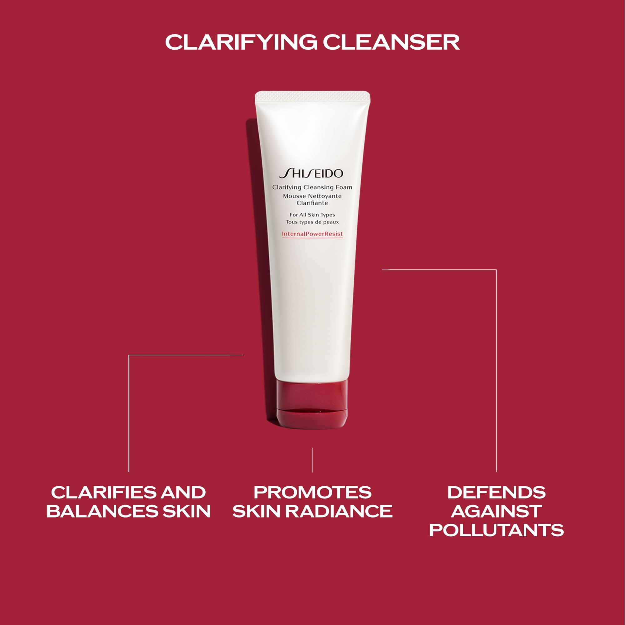 Shiseido Wrinkle Smoothing Ritual Set — Benefiance Day Cream SPF23 50ml + Cleansing Foam 50ml + Eudermine Essence 30ml + Night Cream 15ml | $133 Value