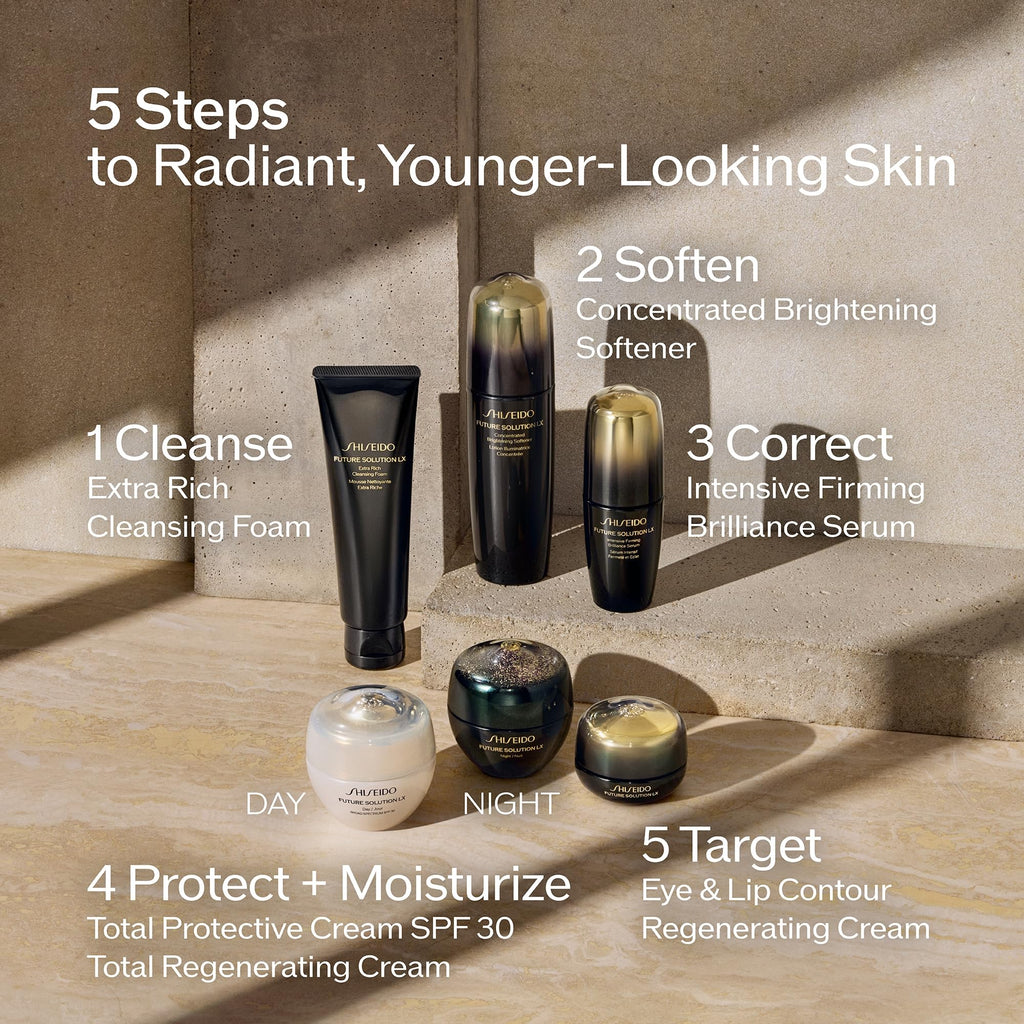 Shiseido Future Solution LX Concentrated Brightening Softener Refill 170 mL | Anti-Aging Facial Lotion for All Skin Types