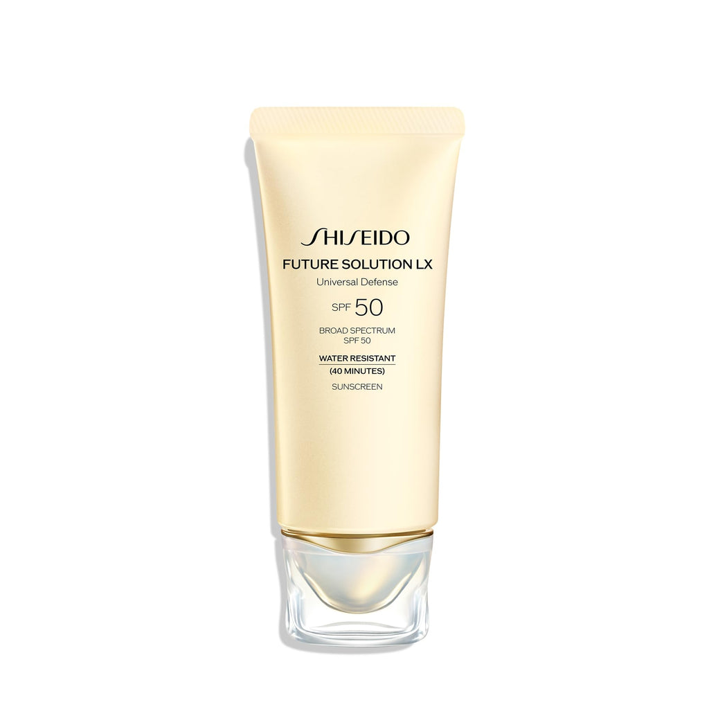 Shiseido Future Solution LX Universal Defense SPF 50 – Anti-Aging Hydrating Face Sunscreen Cream (50 mL)