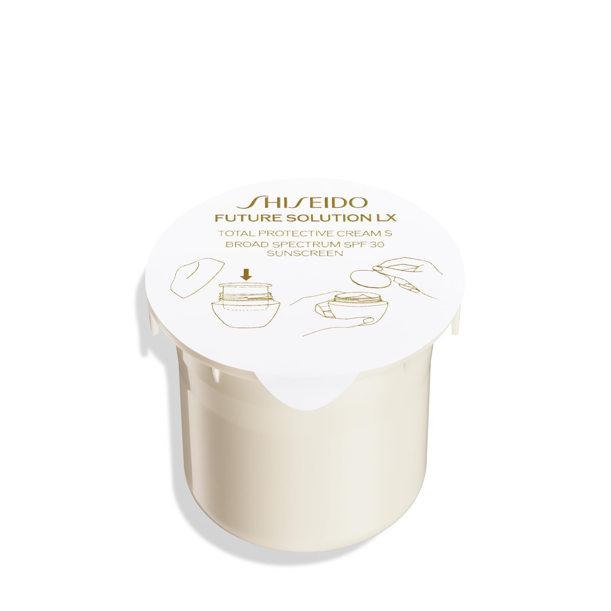Shiseido Future Solution LX Total Protective Cream SPF 30 Refill | 50 mL – Anti-Aging Day Cream for All Skin Types