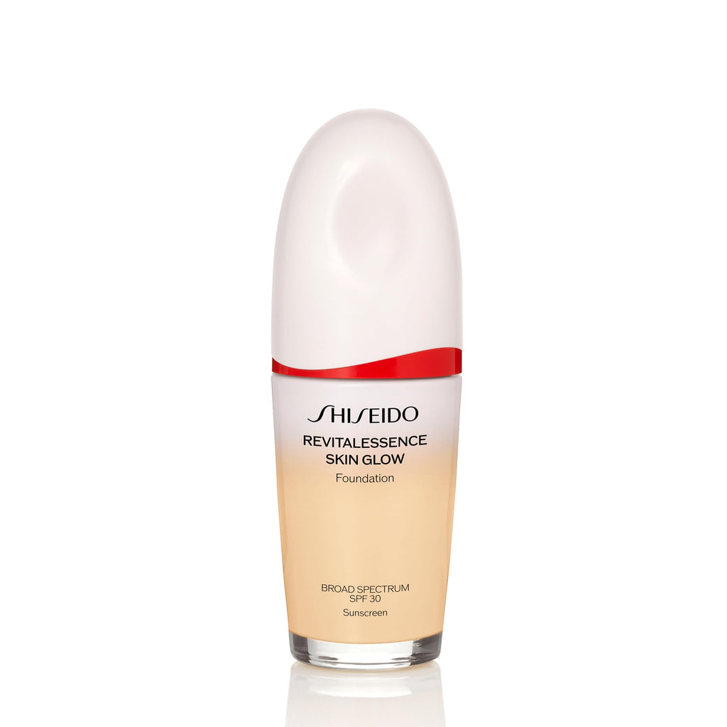 Shiseido RevitalEssence Skin Glow Foundation SPF 30 (130 Opal) – Buildable Medium Coverage