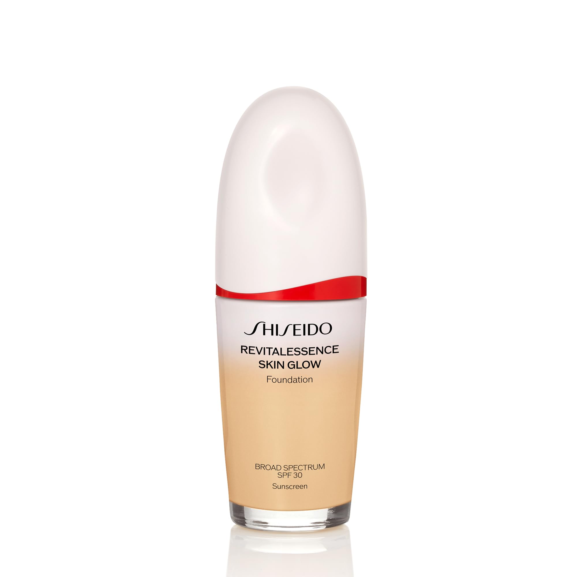 Shiseido RevitalEssence Skin Glow Foundation SPF 30, 210 Birch – Buildable Medium Coverage & 24-Hour Hydration