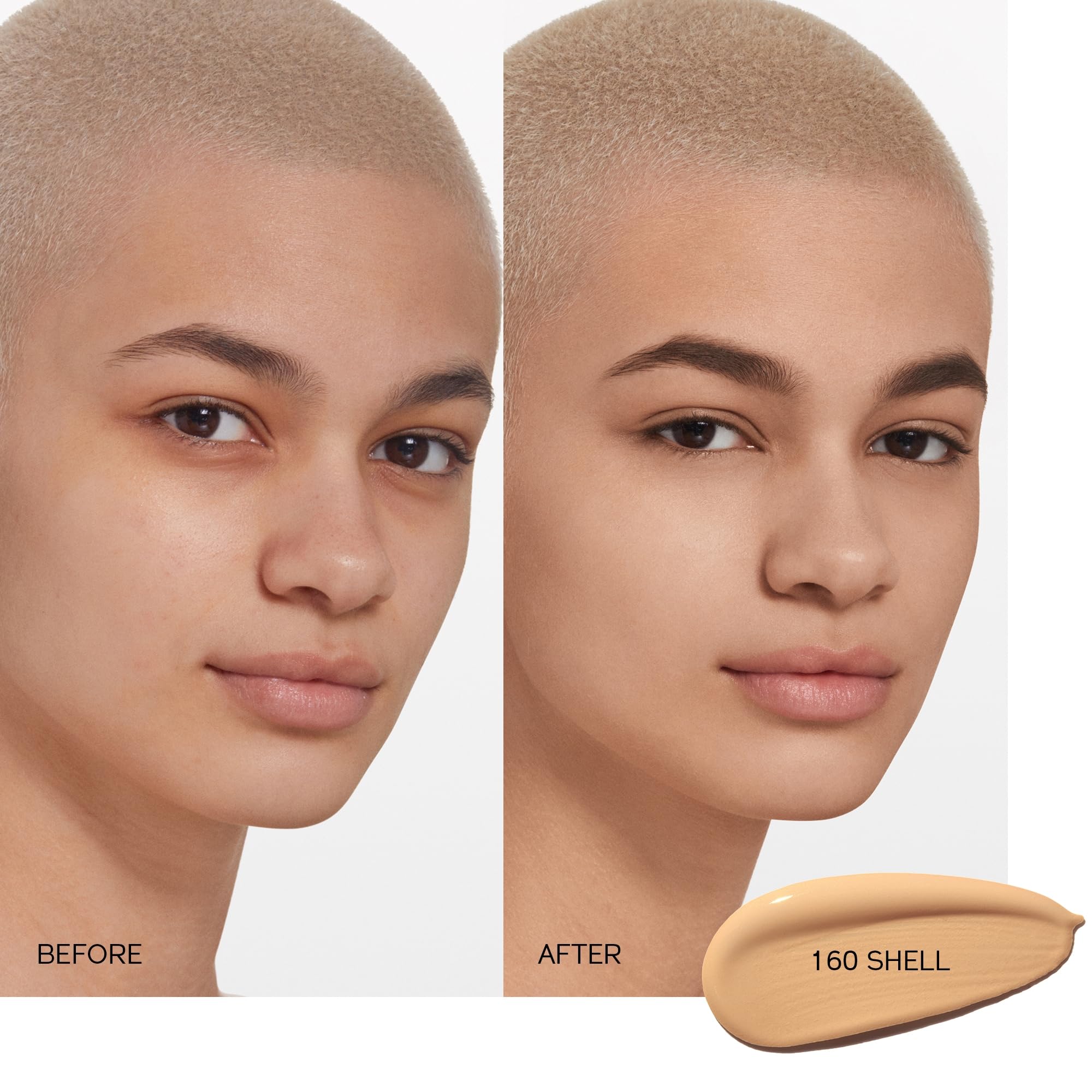 Shiseido Synchro Skin Self-Refreshing Foundation SPF 30 – Shell 160 | 24-Hour Natural Finish