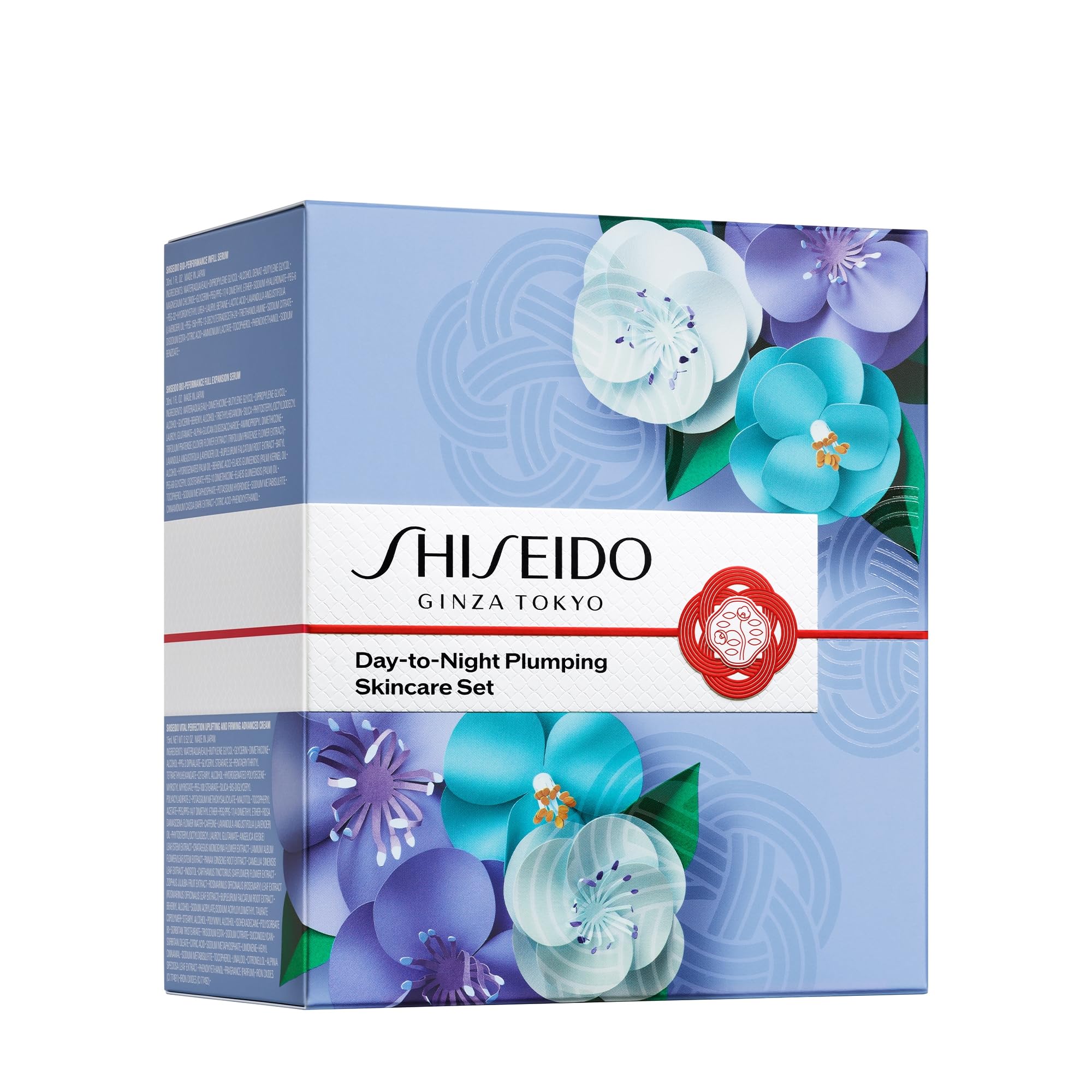 Shiseido Day-to-Night Plumping Skincare Set – Bio-Performance Serums, Vital Perfection Cream & Eye Treatment | $375 Value