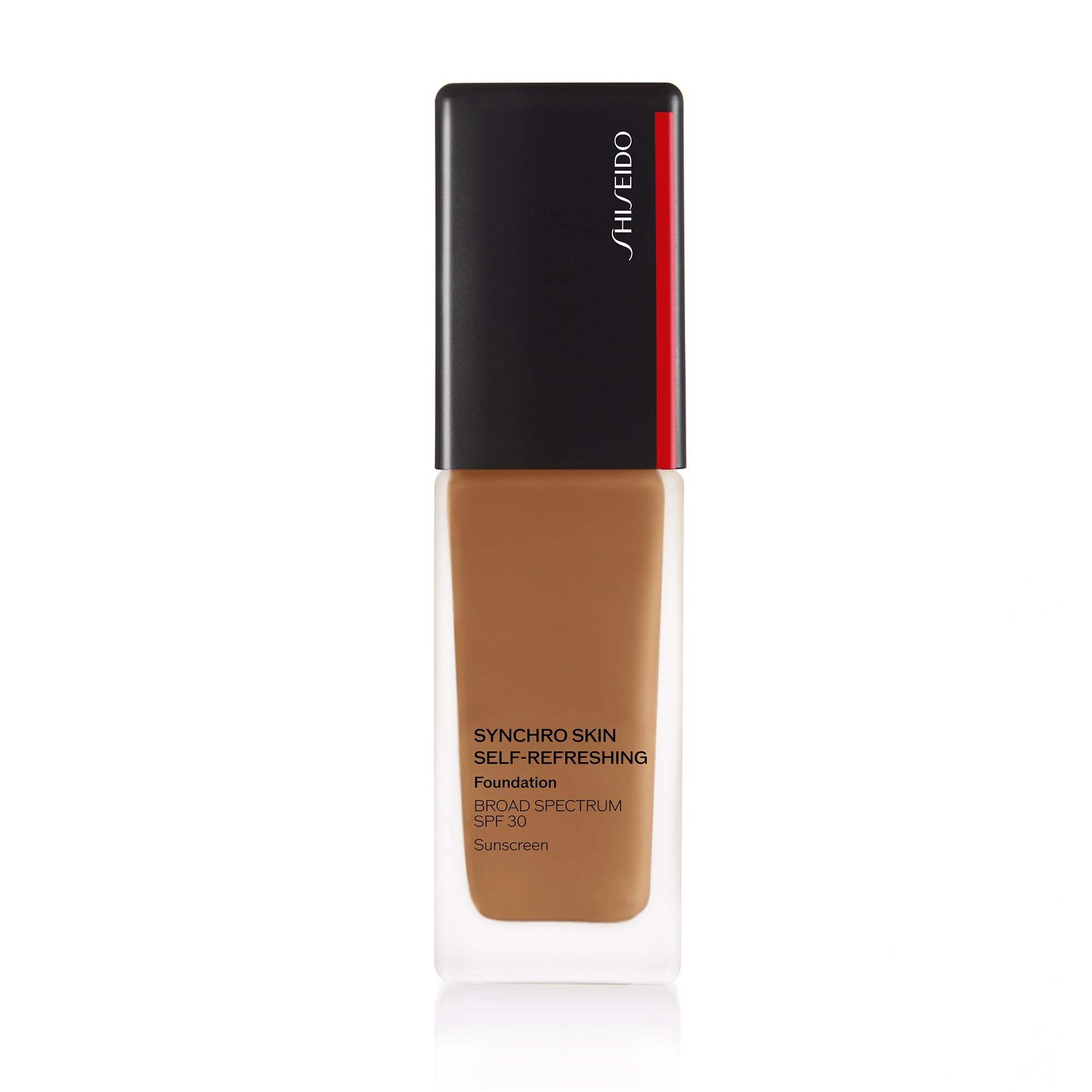 Shiseido Synchro Skin Self-Refreshing Foundation SPF 30 Amber 440 – Medium-to-Full Coverage, Natural Semi-Matte, 24-Hour Wear