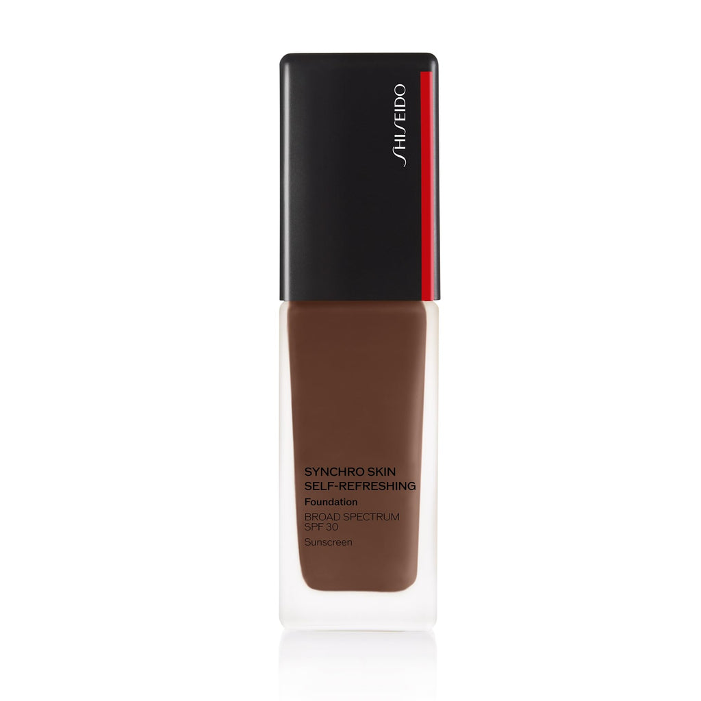 Shiseido Synchro Skin Foundation SPF 30 Obsidian 560 – Buildable Medium-to-Full Coverage, 24H Semi-Matte Finish