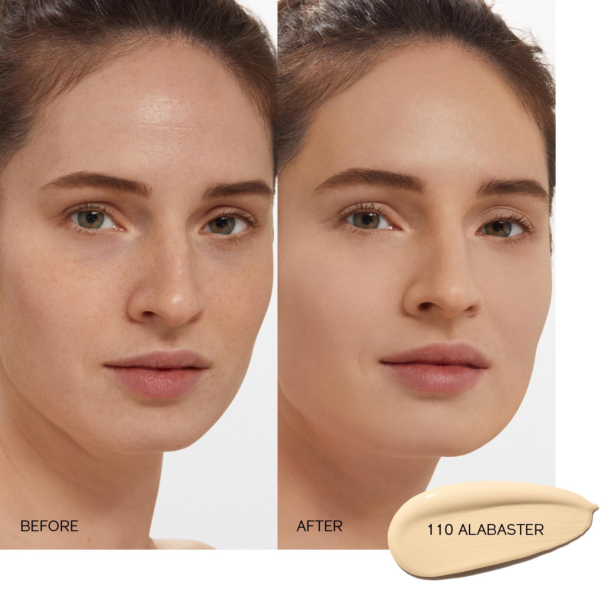 Shiseido Synchro Skin Self-Refreshing Foundation SPF 30 – Alabaster 110 | Buildable Medium-to-Full Coverage, Natural Finish