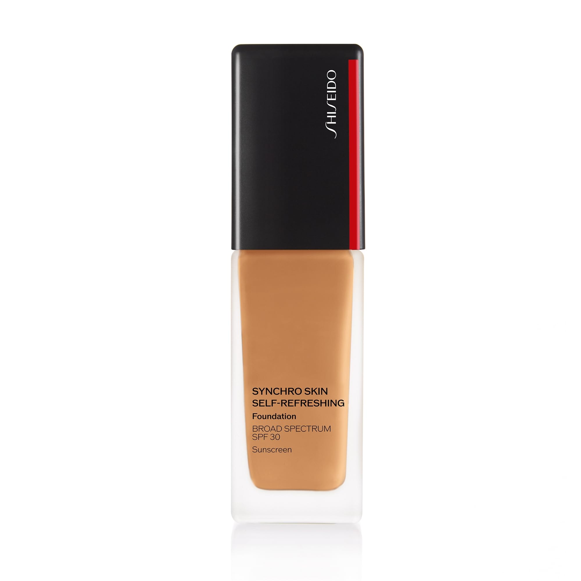 Shiseido Synchro Skin Self-Refreshing Foundation SPF 30 Bronze 420 – Buildable Coverage, Natural Finish