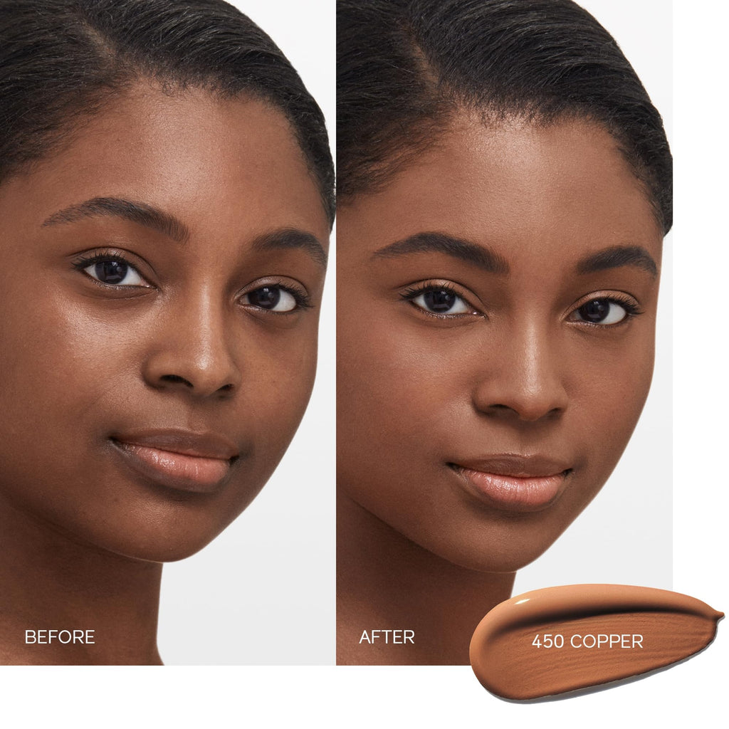 Shiseido Synchro Skin Self-Refreshing Foundation SPF 30 Copper 450 – Natural Finish, 24-Hour Wear