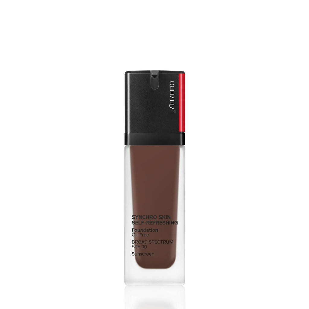 Shiseido Synchro Skin Self-Refreshing Foundation SPF 30 (560 Obsidian) — Buildable Coverage & 24-Hour Wear