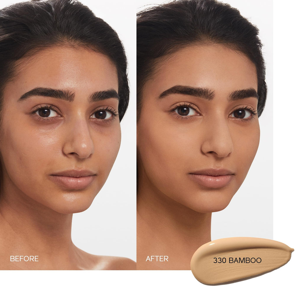 Shiseido Synchro Skin Self-Refreshing Foundation SPF 30 Bamboo 330 – Buildable Coverage, Natural Finish, 24-Hour Wear
