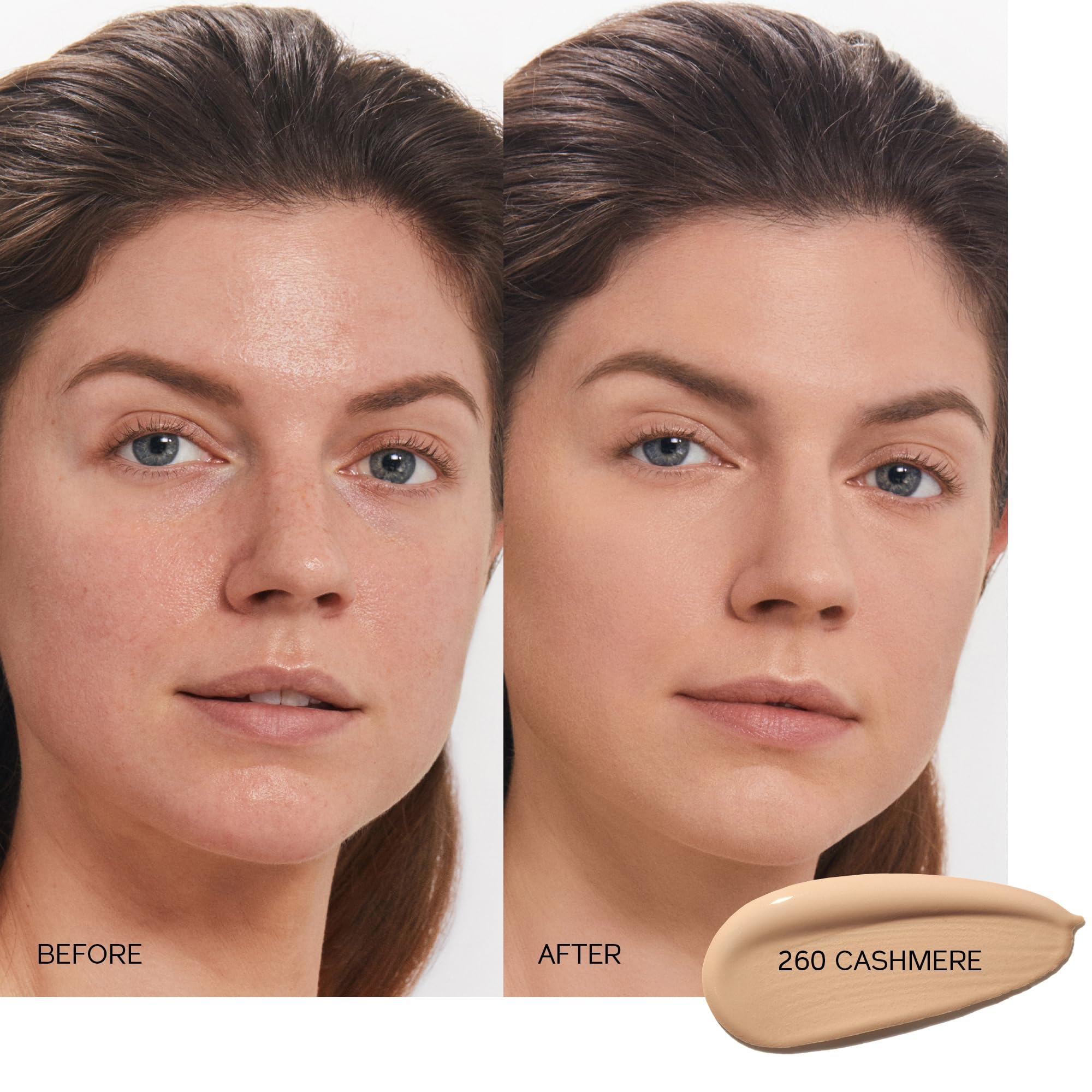 Shiseido Synchro Skin Self-Refreshing Foundation SPF 30 – Cashmere 260 | Natural Semi-Matte Finish, 24-Hour Wear