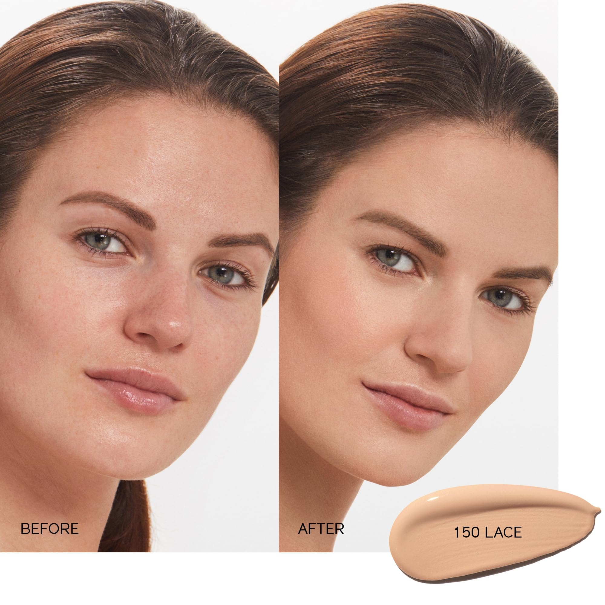 Shiseido Synchro Skin Self-Refreshing Foundation SPF 30 | Lace 150 – Buildable Medium-to-Full Coverage, Natural Finish