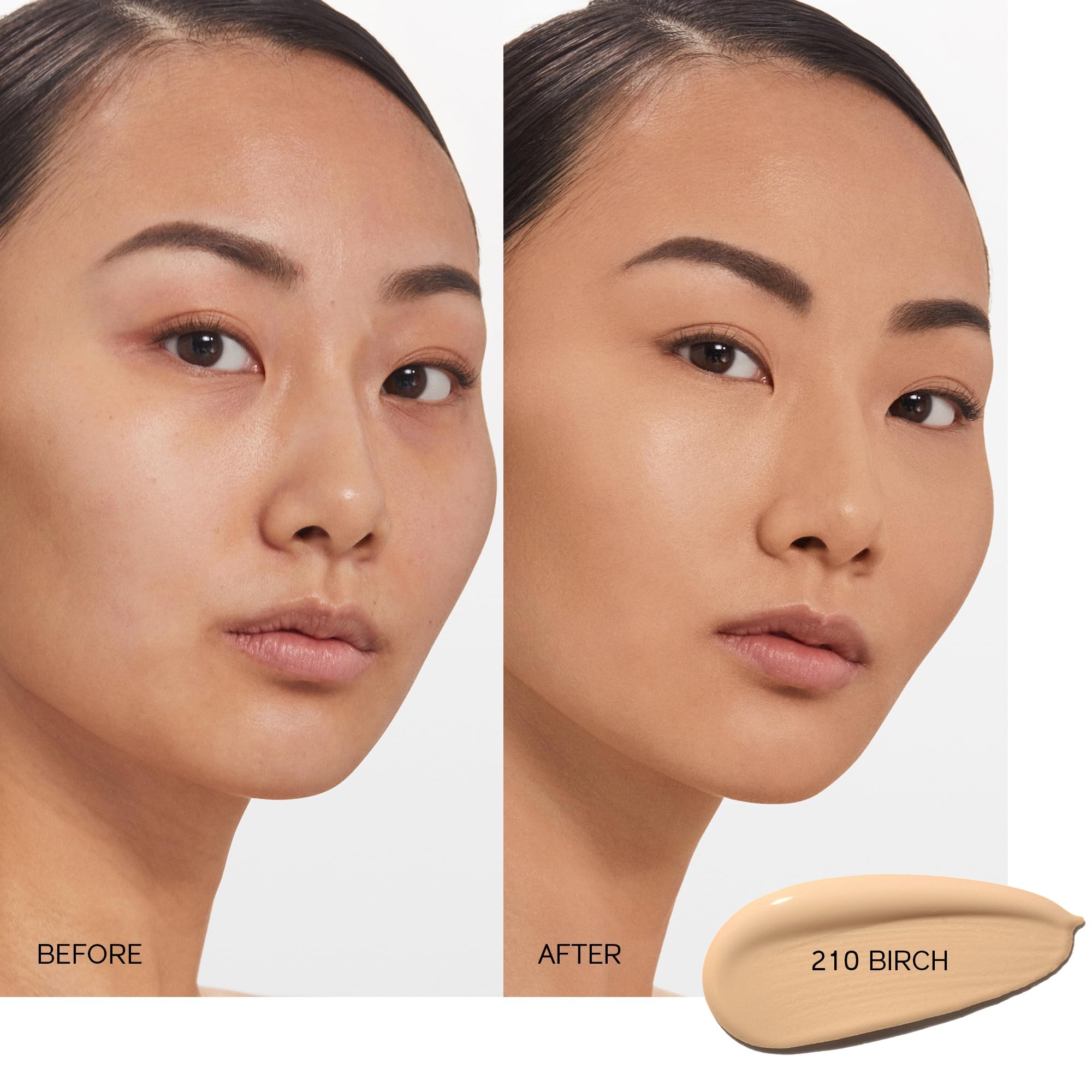 Shiseido Synchro Skin Self-Refreshing Foundation SPF 30 Birch 210 | Buildable Medium-to-Full Coverage
