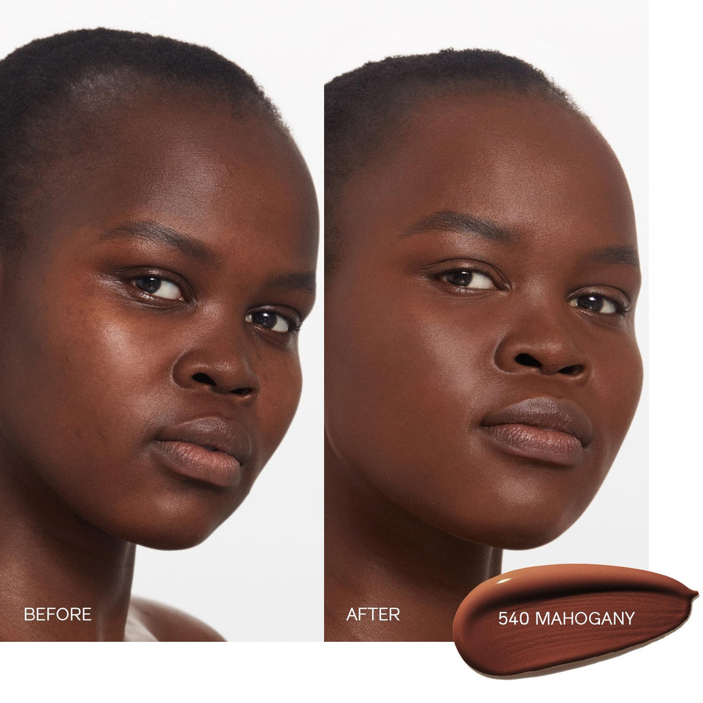 Shiseido Synchro Skin Self-Refreshing Foundation SPF 30 Mahogany 540 – Medium-to-Full Buildable Coverage, Natural Finish, 24-Hour Wear