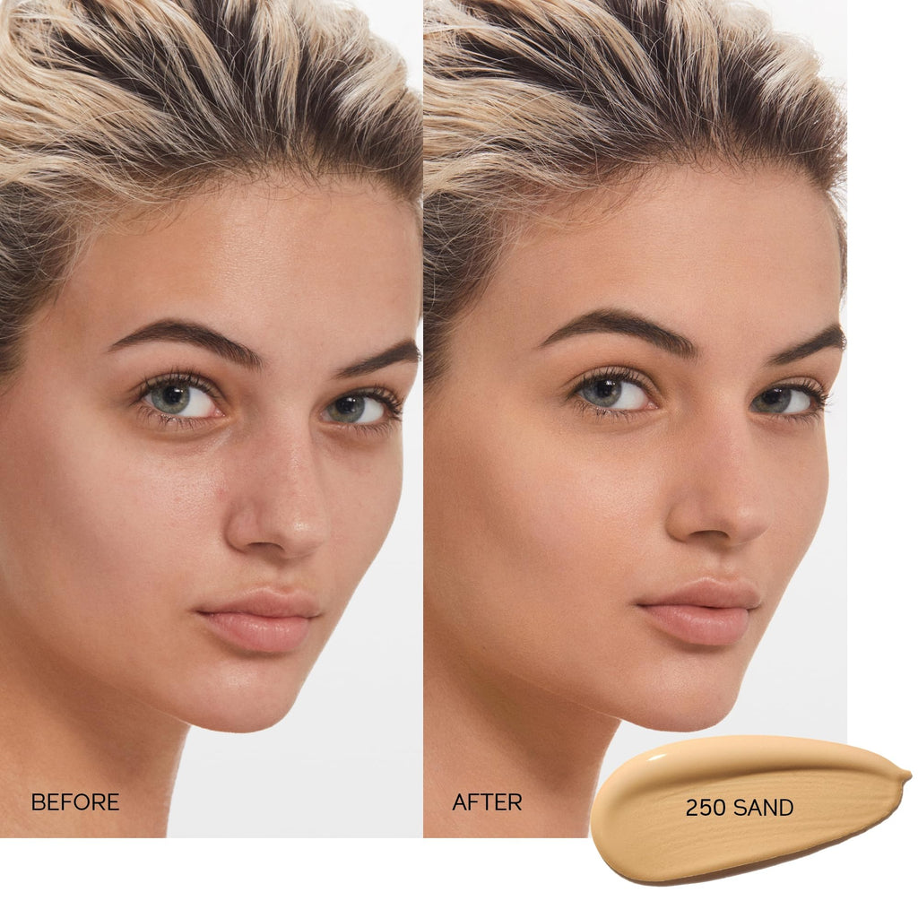 Shiseido Synchro Skin Self-Refreshing Foundation SPF 30 Sand 250 – Natural Semi-Matte, 24-Hour Wear