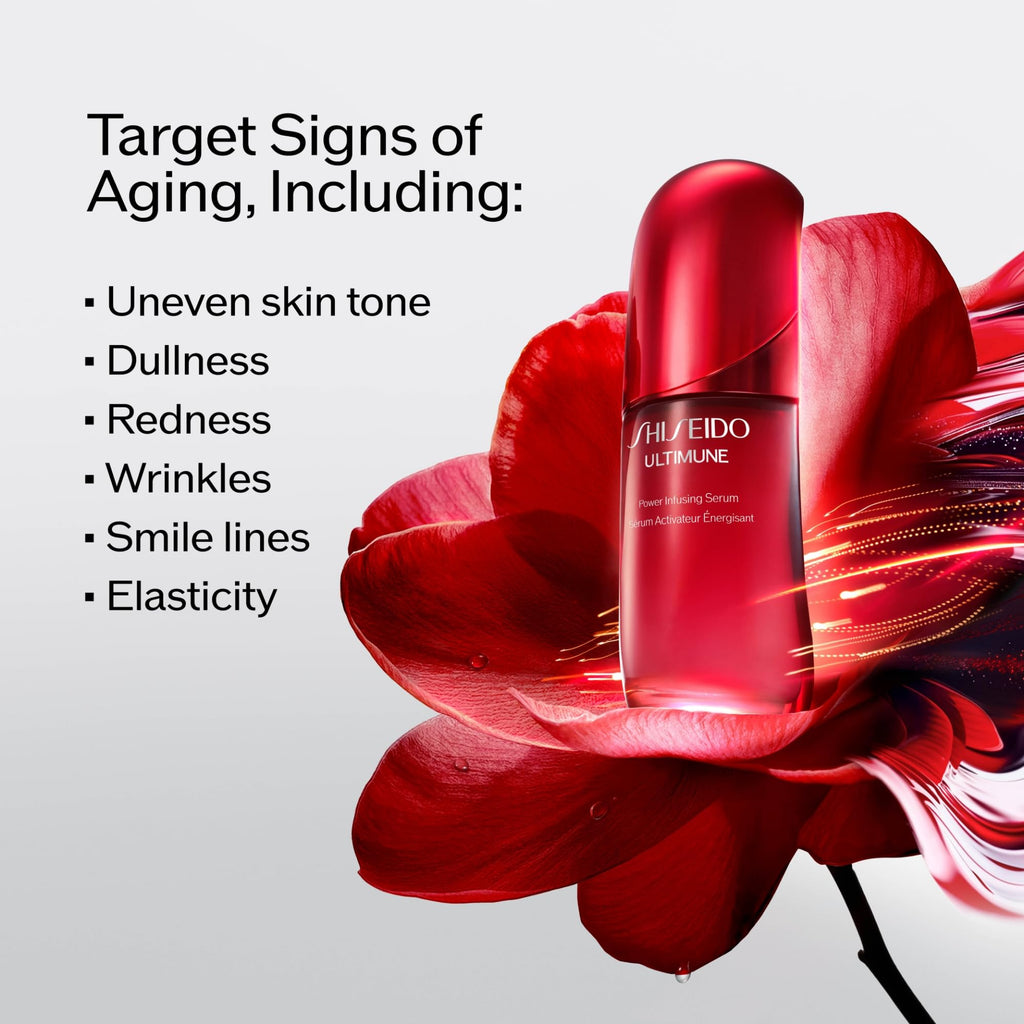 Shiseido Ultimune Power Infusing Serum Jumbo – 4 oz | Boost Radiance & Improve Visible Signs of Aging