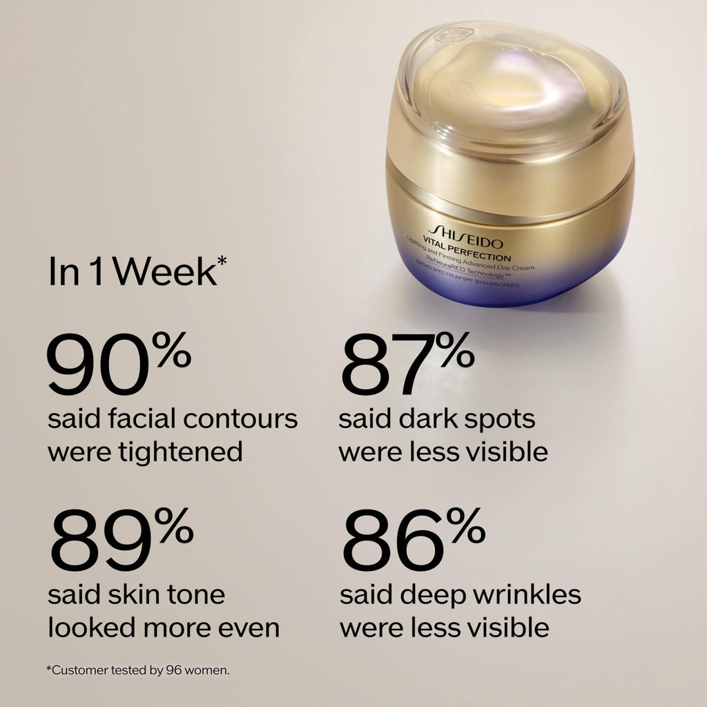 Shiseido Vital Perfection Day Cream SPF 30 – Lifting & Firming, 50 mL