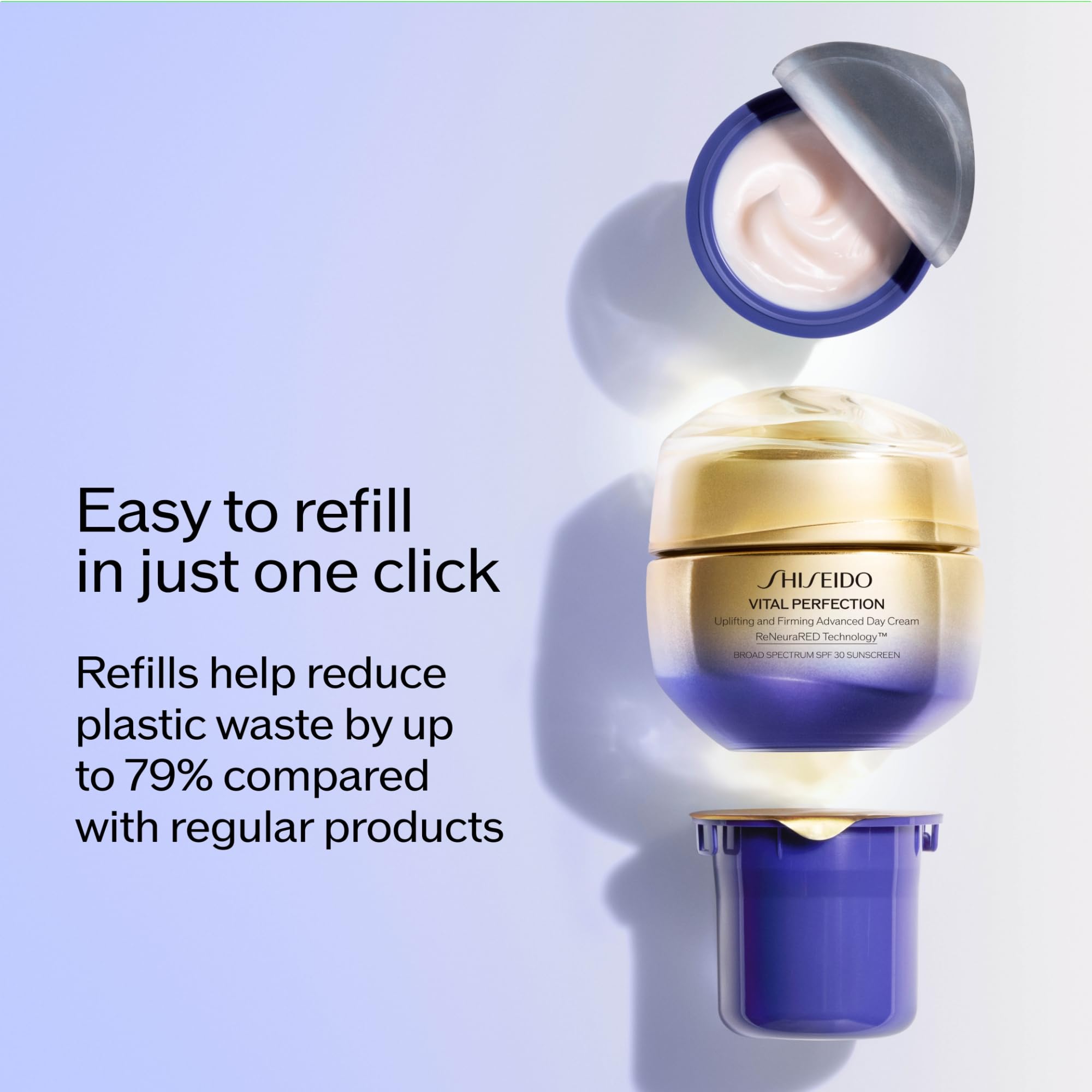 Shiseido Vital Perfection Day Cream SPF 30 – Lifting & Firming, 50 mL