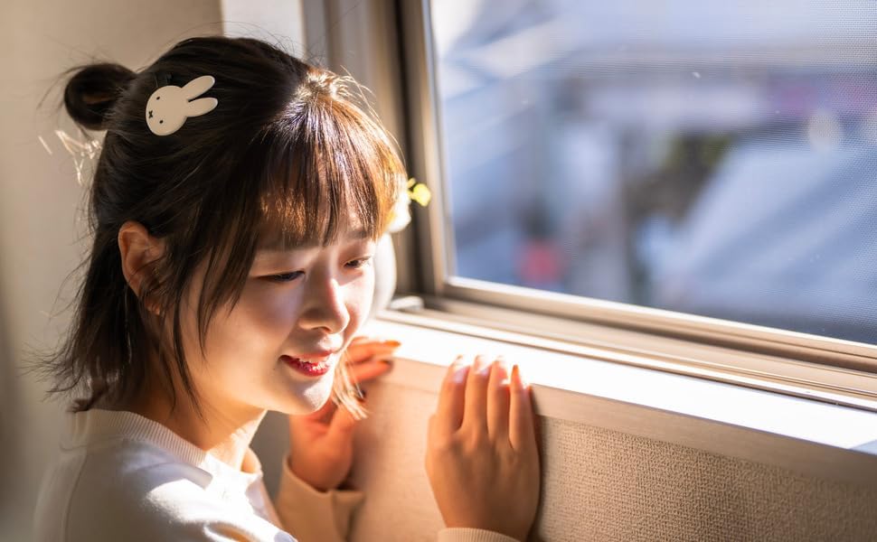 SHOBIDO Miffy Die-Cut Bangs Clip – Playful Fringe Hair Accessory
