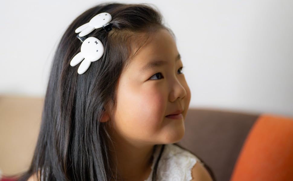 SHOBIDO Miffy Die-Cut Bangs Clip – Playful Fringe Hair Accessory
