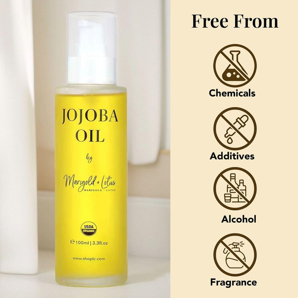 Shop LC Delivering Joy Jojoba Oil – Organic Cold-Pressed, 3.3 oz, USDA Certified