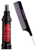 SIeekshop Comb + Marrakesh X Leave-In Detangler — Argan & Hemp Oil Therapy, Original Scent, 4 oz