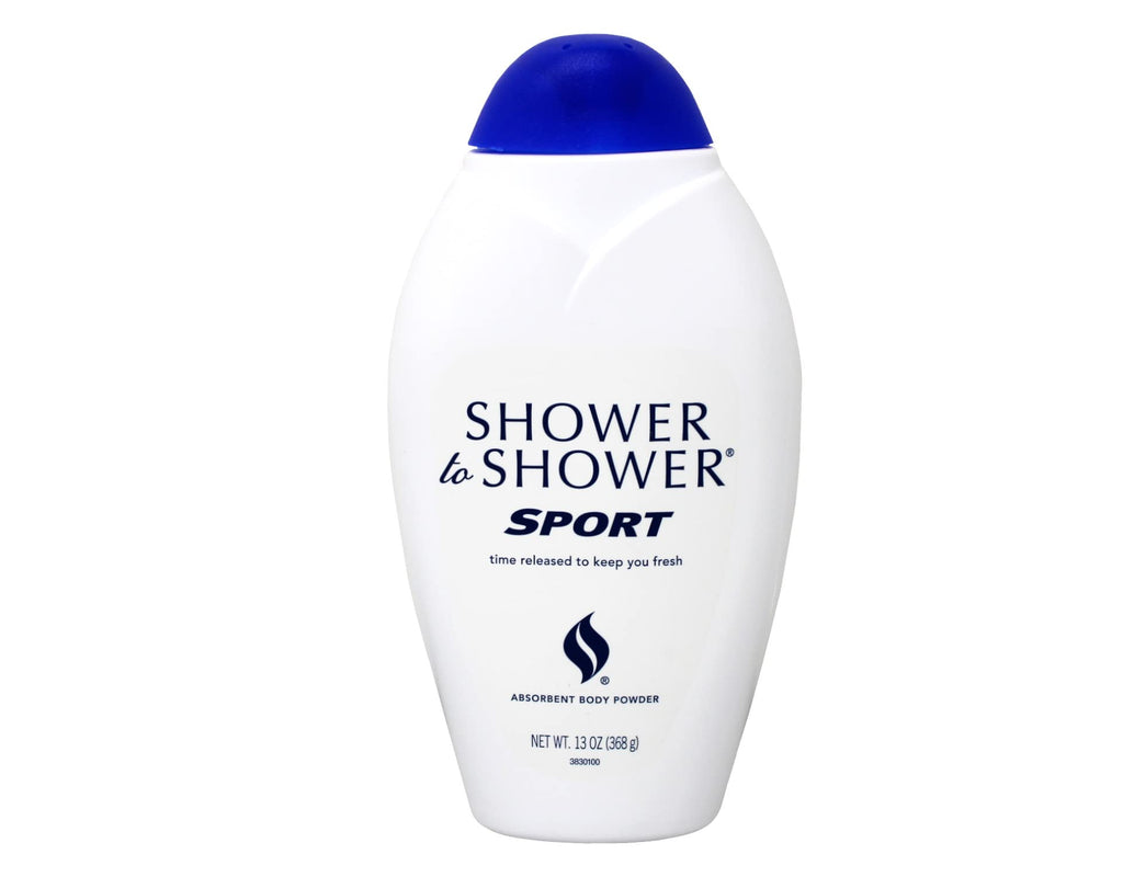 Shower To Shower Sport Absorbent Body Powder – 4 x 13 oz Bottles
