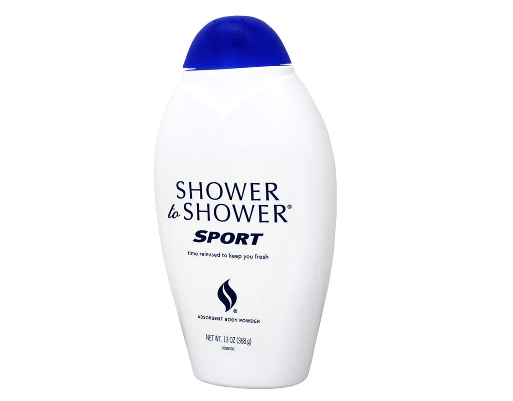 Shower To Shower Sport Absorbent Body Powder – 4 x 13 oz Bottles