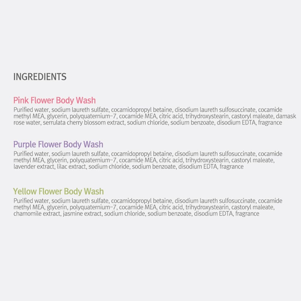 SHOWERMATE Flower Perfume Body Wash – 40.57 fl oz / 1.2 L (Yellow, Freesia & Jasmine)