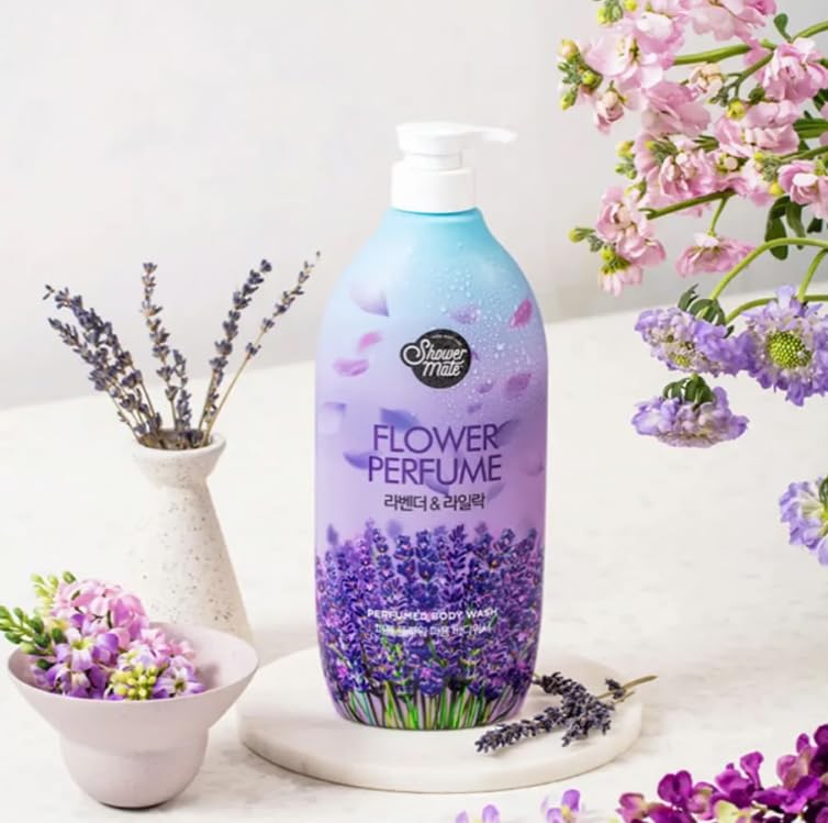 SHOWERMATE Flower Perfume Body Wash – Lavender & Lilac 1.2L