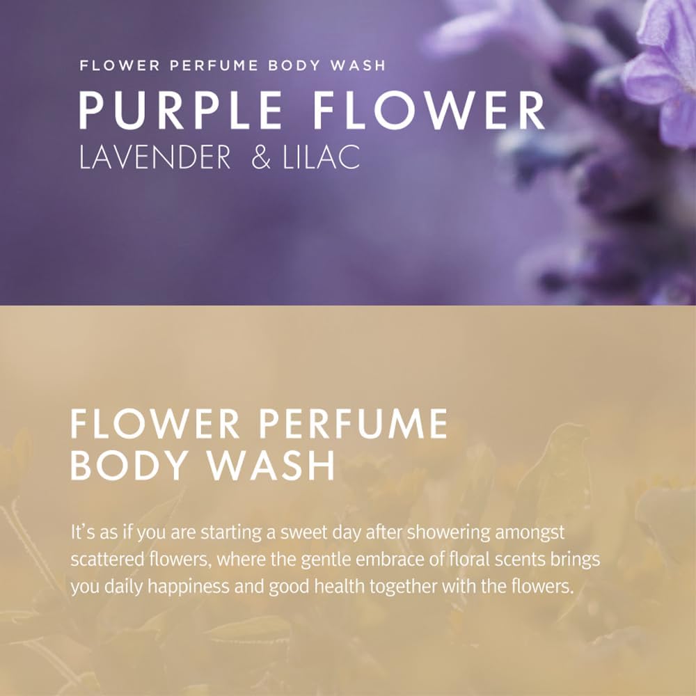 SHOWERMATE Flower Perfume Body Wash – Lavender & Lilac 1.2L