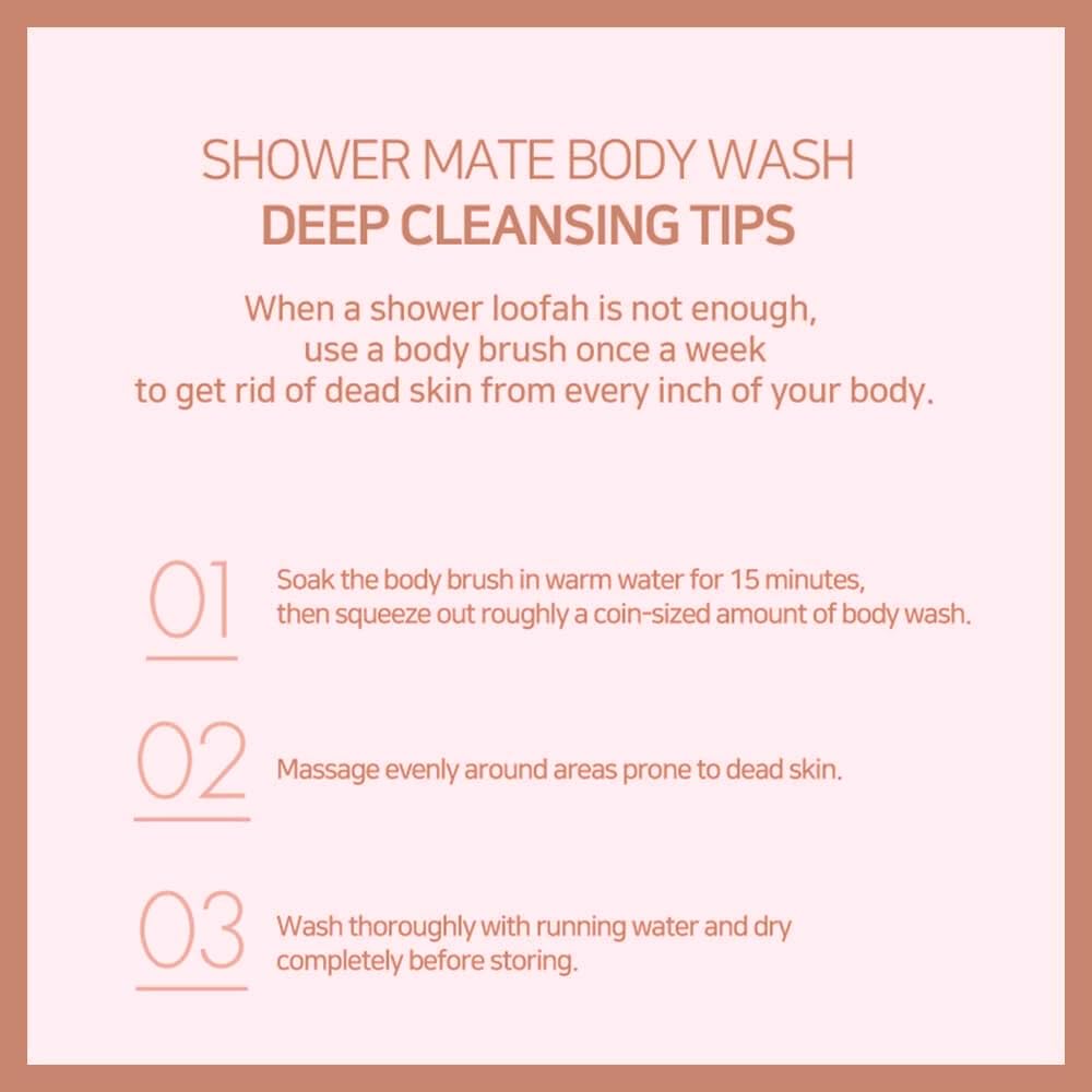 SHOWERMATE Natural Body Wash – 40.57 oz / 1.2 L (Rhubarb)
