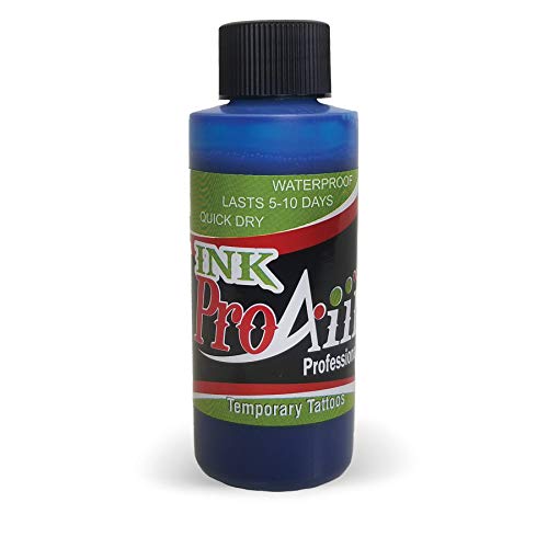 ShowOffs Body Art ProAiir Ink Blue - 2.1 oz Temporary Tattoo Ink