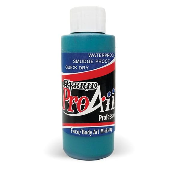 ShowOffs Body Art ProAiir Turquoise Face & Body Painting Makeup - 2oz (60ml)