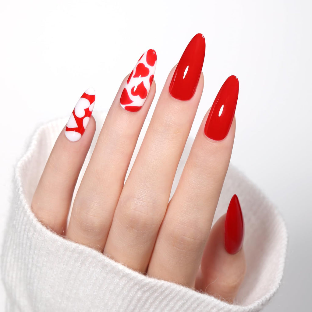 SHOYUM Gel x Nail Polish Kit — 3 x 15ml in Nude, White & Red for At-Home Manicure